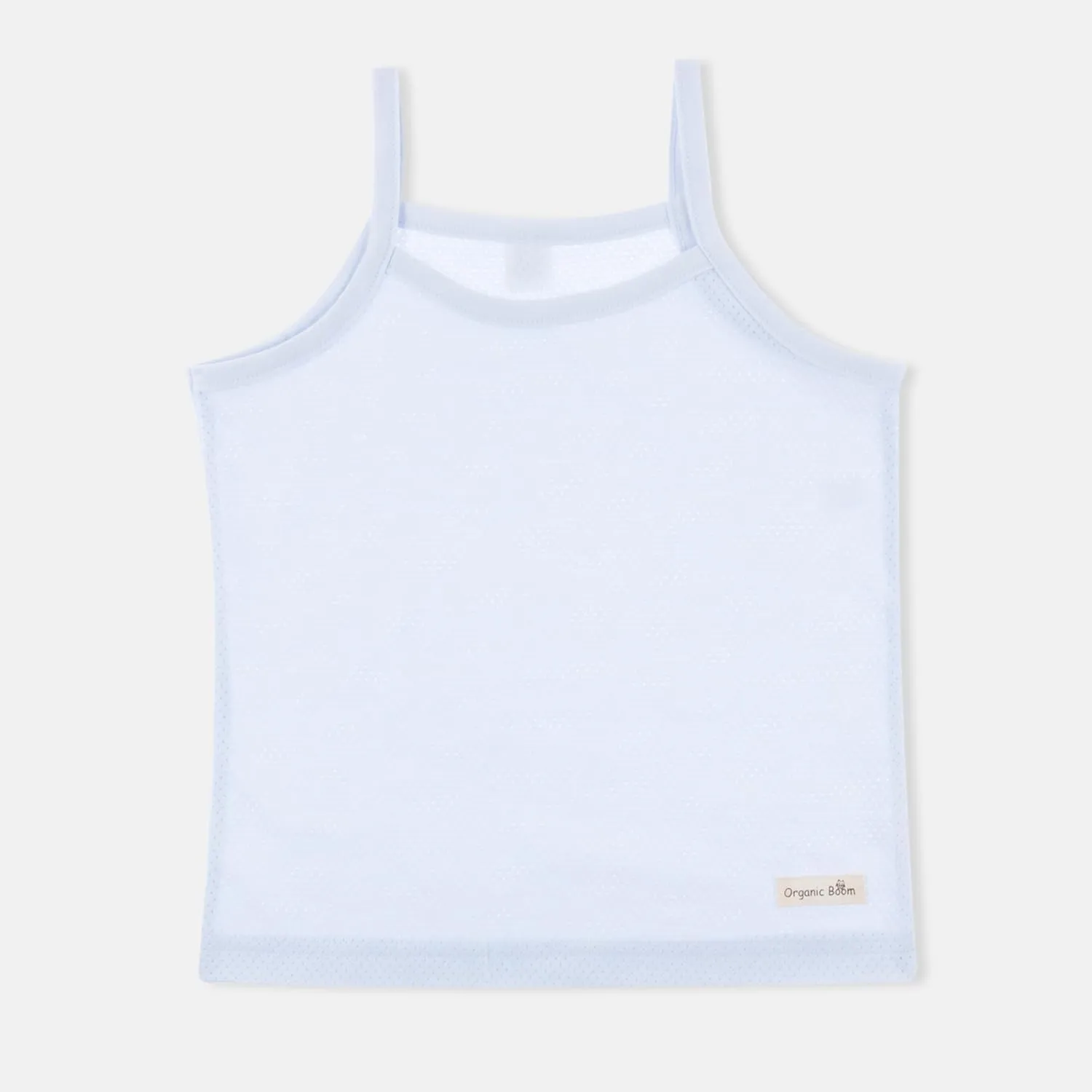 100% Certified Organic Cotton Breathable Tank Tops Lightweight Jacquard Super Soft Camisole Undershirts Toddler Boys Girls