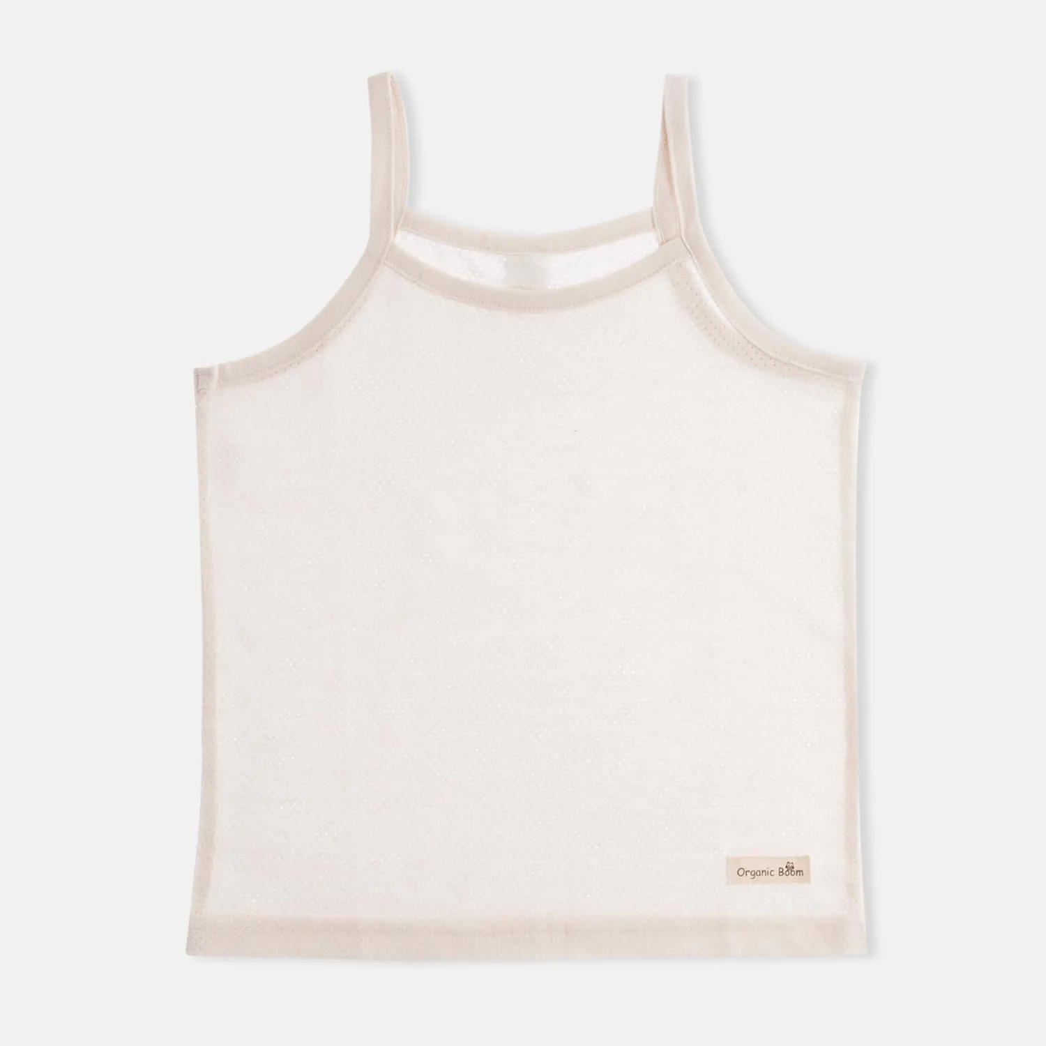100% Certified Organic Cotton Breathable Tank Tops Lightweight Jacquard Super Soft Camisole Undershirts Toddler Boys Girls