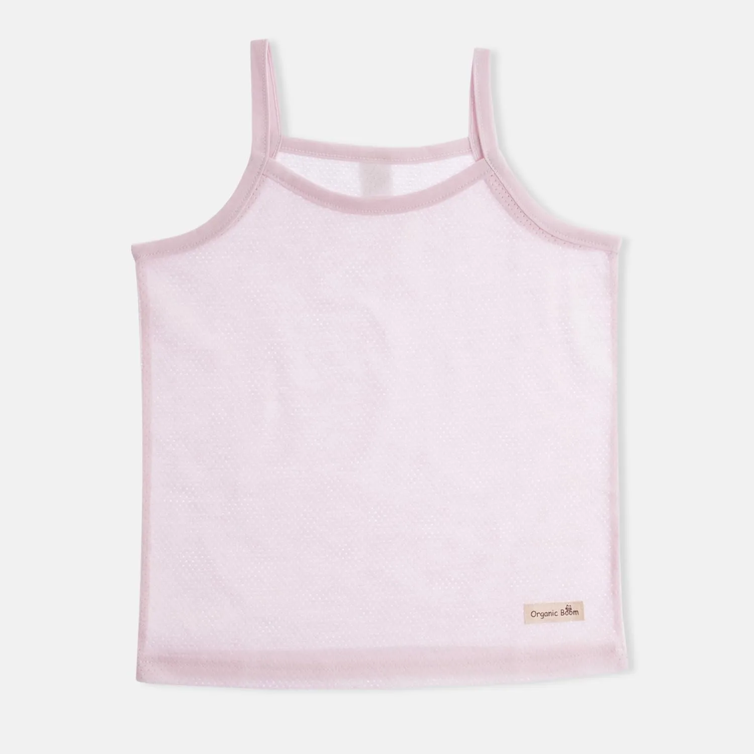 100% Certified Organic Cotton Breathable Tank Tops Lightweight Jacquard Super Soft Camisole Undershirts Toddler Boys Girls