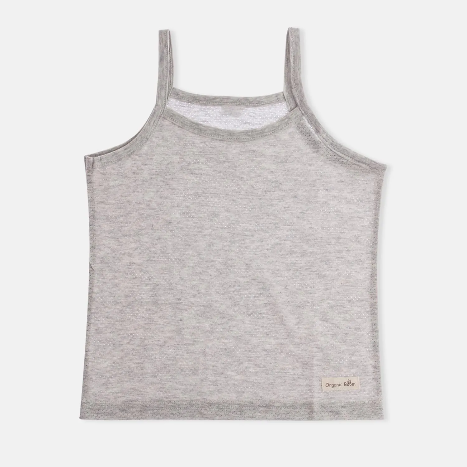 100% Certified Organic Cotton Breathable Tank Tops Lightweight Jacquard Super Soft Camisole Undershirts Toddler Boys Girls