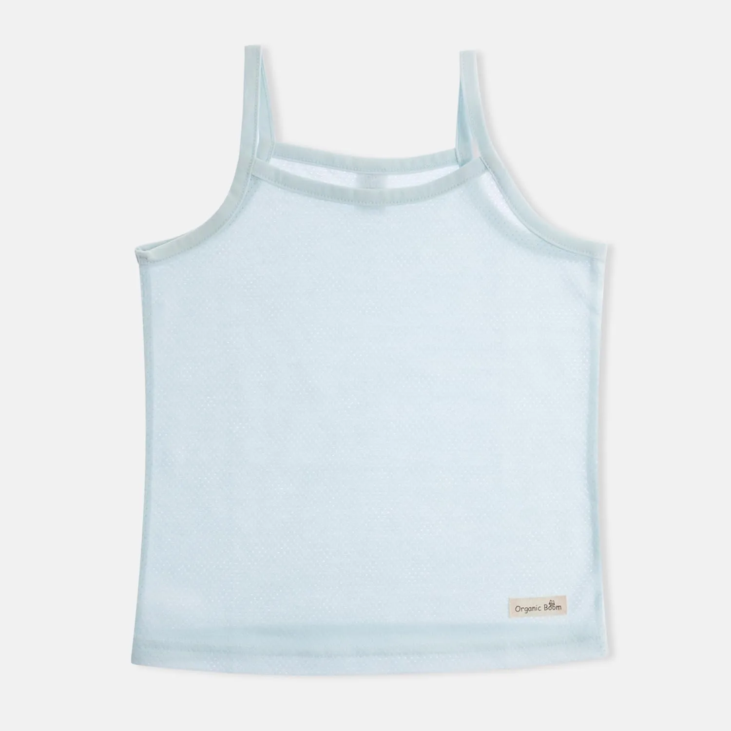 100% Certified Organic Cotton Breathable Tank Tops Lightweight Jacquard Super Soft Camisole Undershirts Toddler Boys Girls