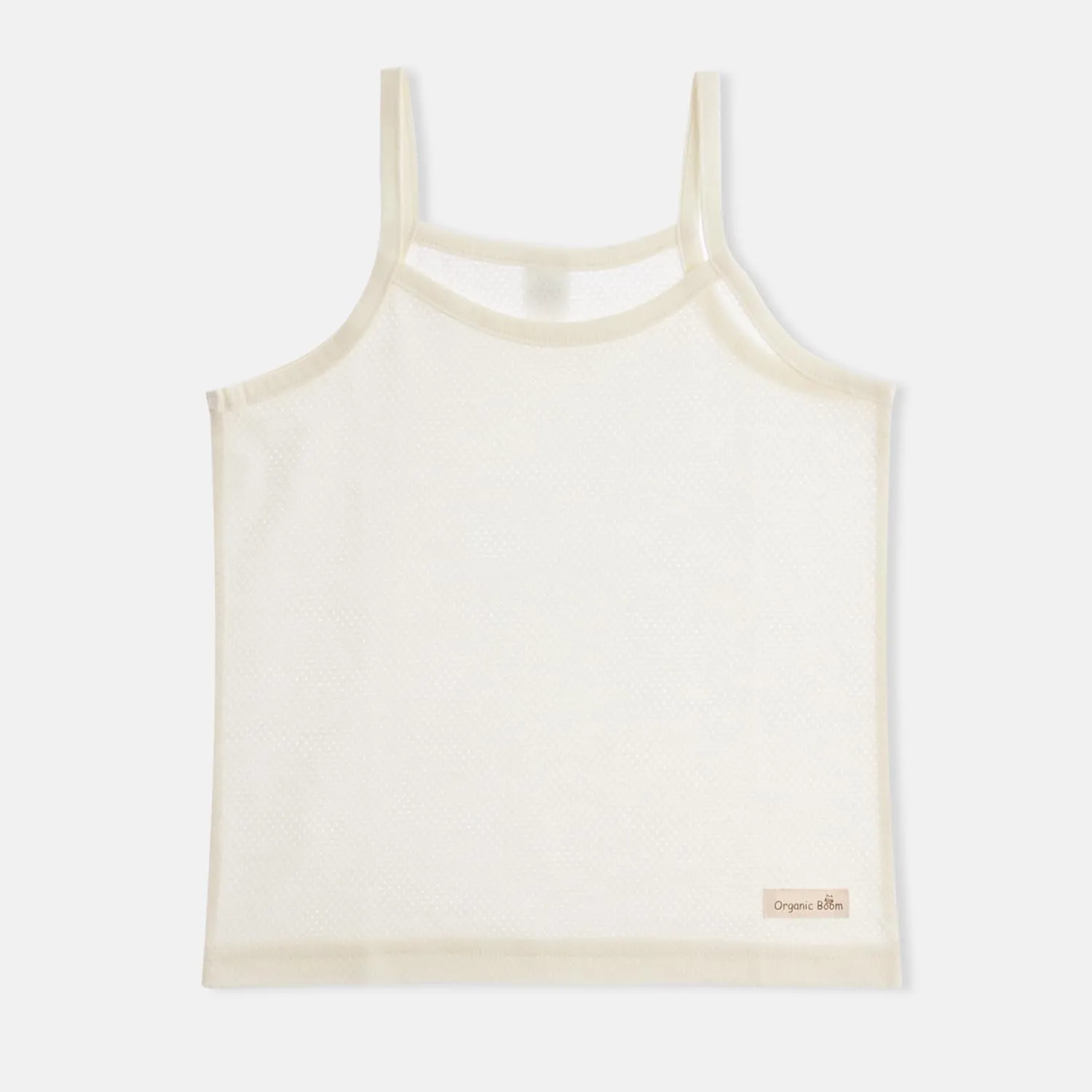 100% Certified Organic Cotton Breathable Tank Tops Lightweight Jacquard Super Soft Camisole Undershirts Toddler Boys Girls