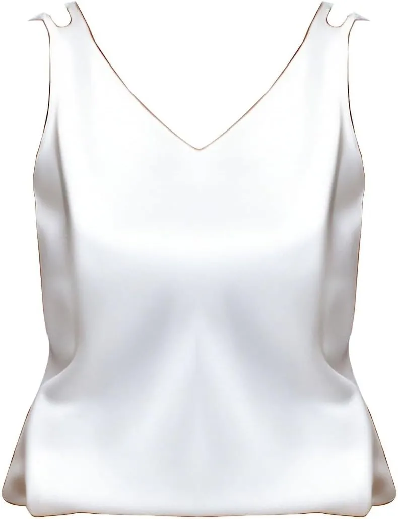 2025 Summer New V-Neck Plus Size Women's Camisole Tank Top, Versatile, Age-Defying & Chic,Causal Style Sizes (M - 4XL)