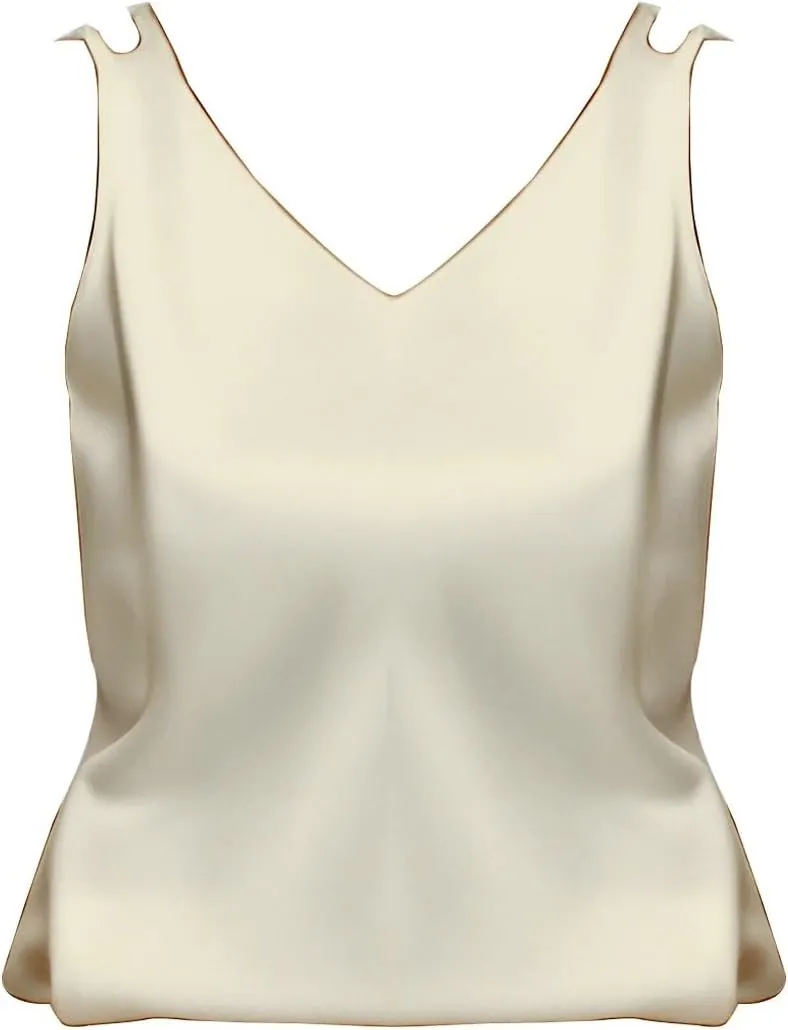 2025 Summer New V-Neck Plus Size Women's Camisole Tank Top, Versatile, Age-Defying & Chic,Causal Style Sizes (M - 4XL)