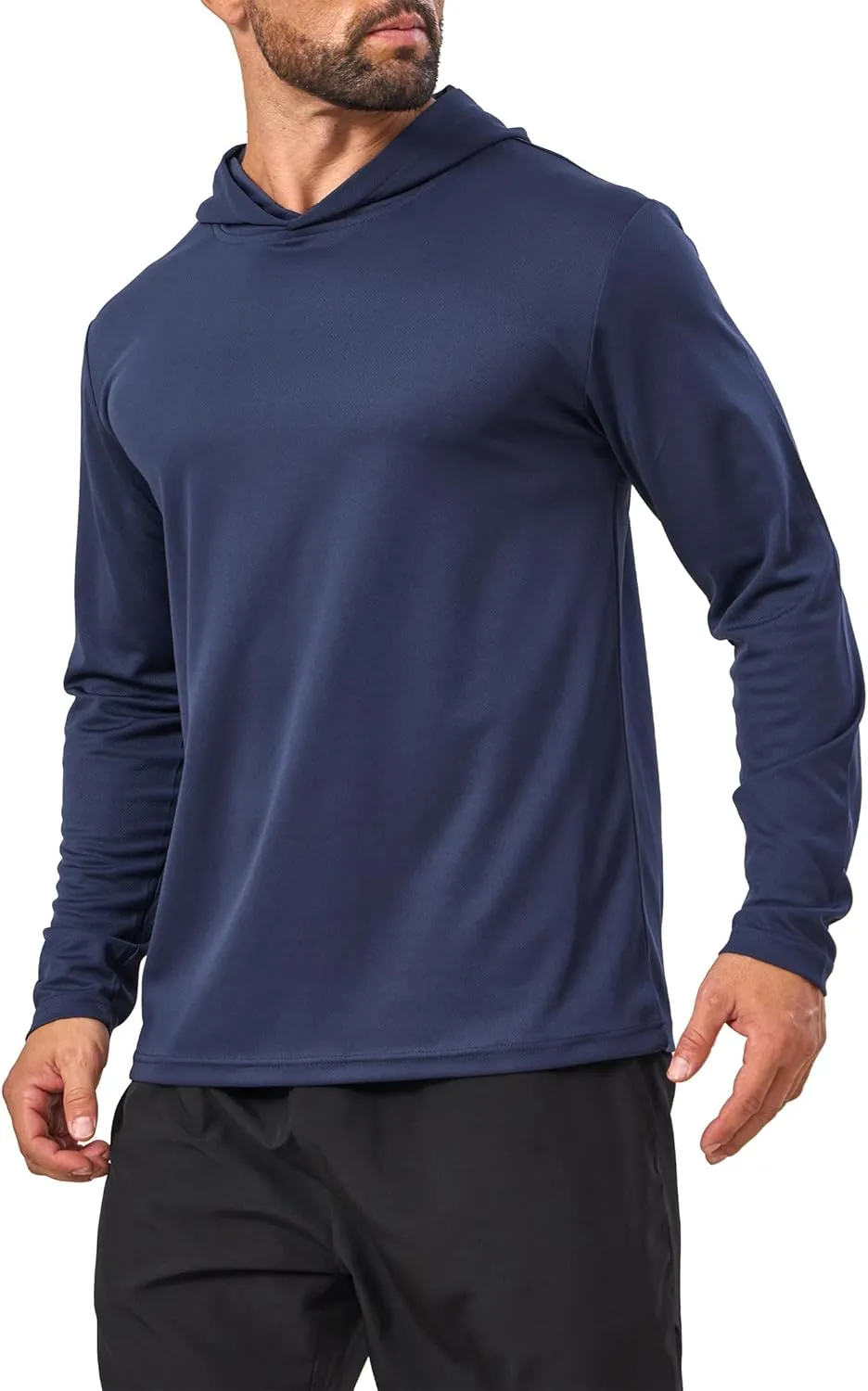 5 Pack Sun Protection Hoodie for Men UV Long Sleeve Shirts Quick Dry Lightweight Work Athletic Summer Pullover Sweatshirt