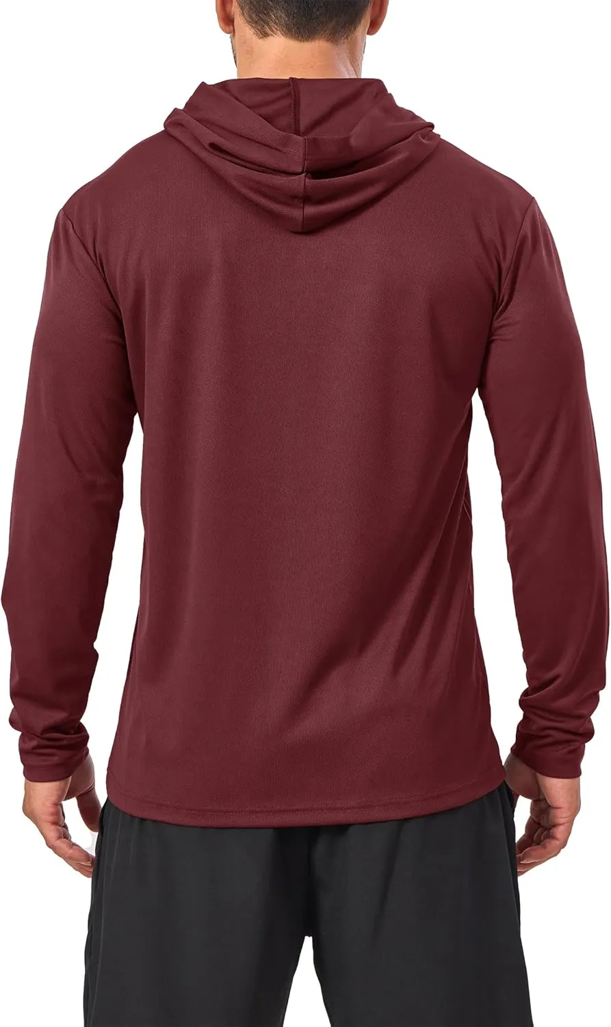 5 Pack Sun Protection Hoodie for Men UV Long Sleeve Shirts Quick Dry Lightweight Work Athletic Summer Pullover Sweatshirt