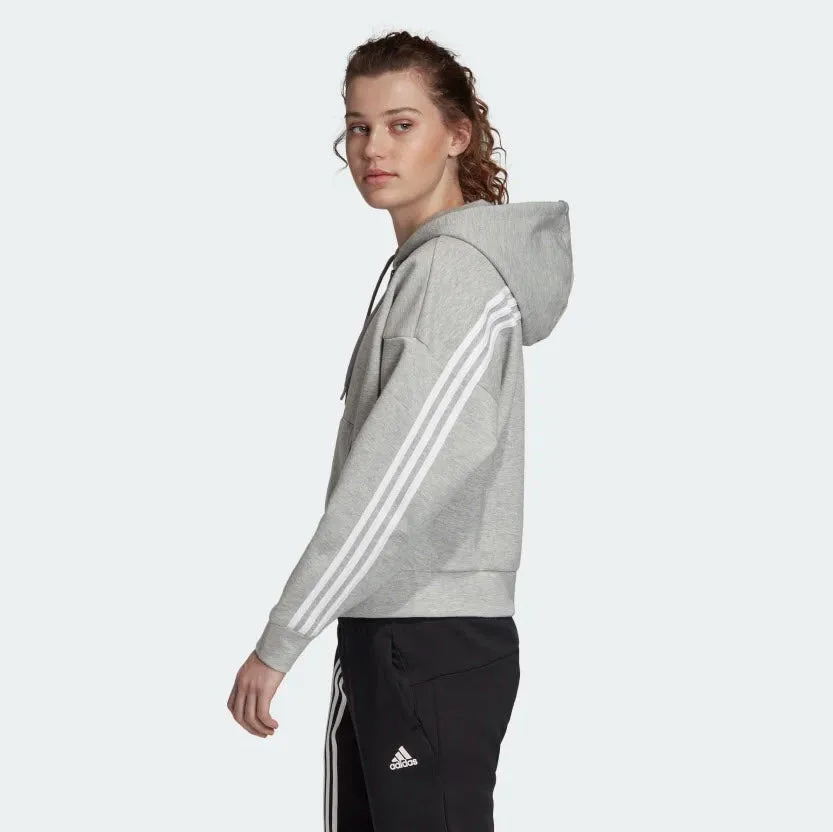 Adidas Must Haves 3-Stripes Hoodie Grey EB3823
