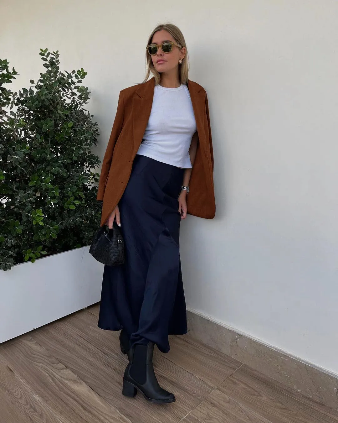 Anienaya Women's Oversized Blazers Suit Jackets Loose Casual Lapel Open Front Lightweight Work Office Blazers with 2 Pockets