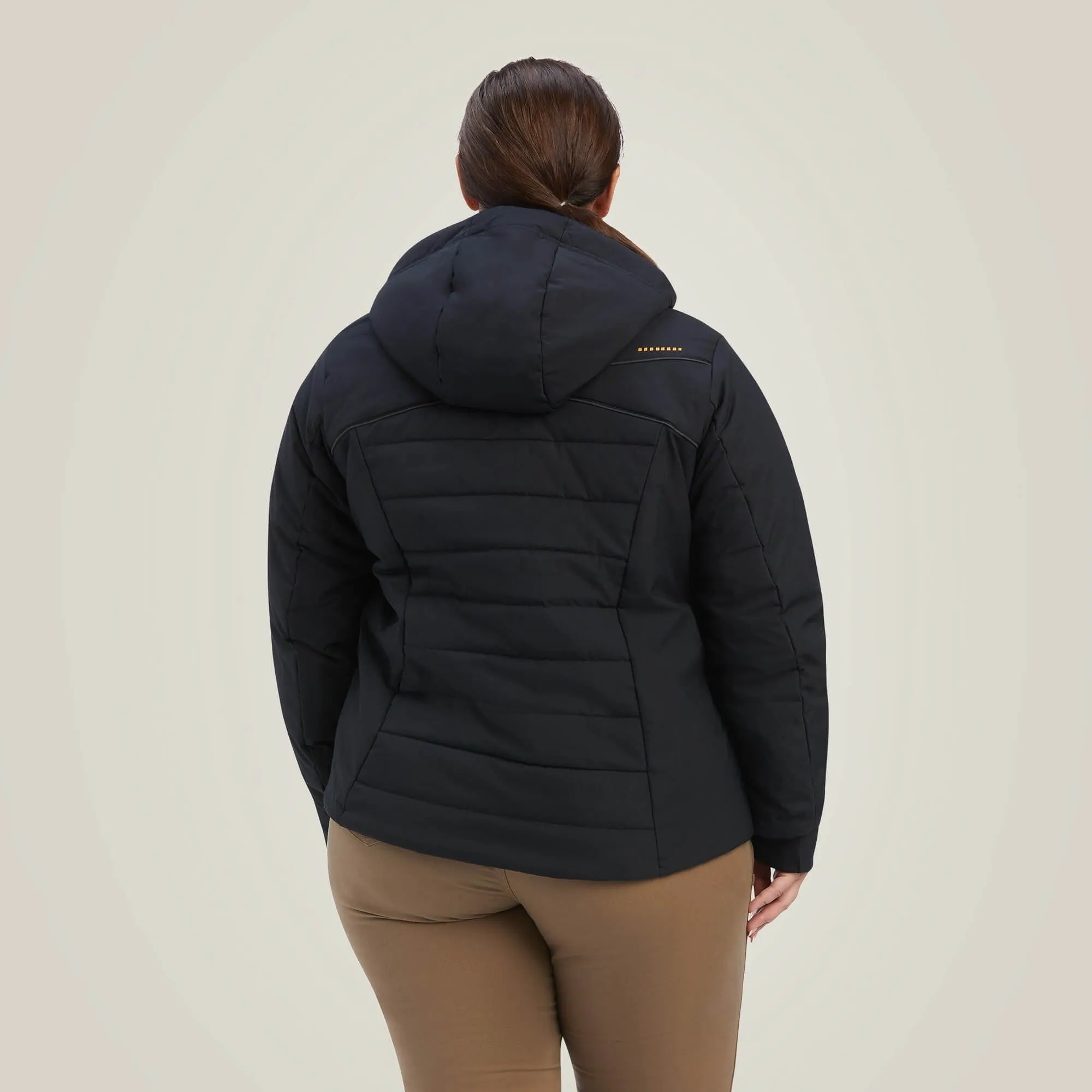 Ariat Women's Rebar Valkyrie Stretch Canvas Insulated Jacket Black
