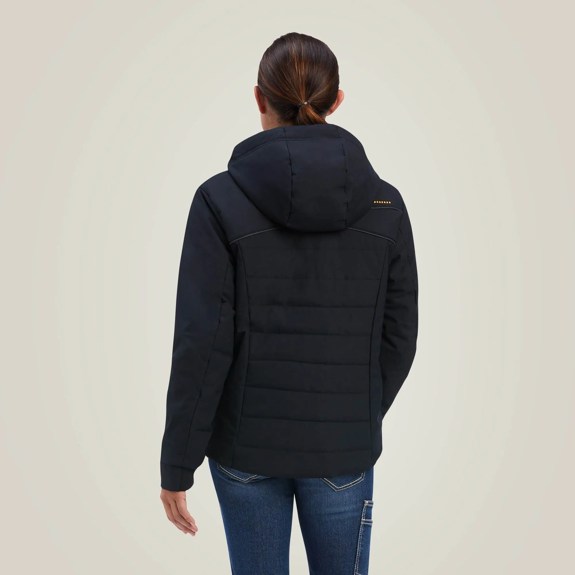 Ariat Women's Rebar Valkyrie Stretch Canvas Insulated Jacket Black