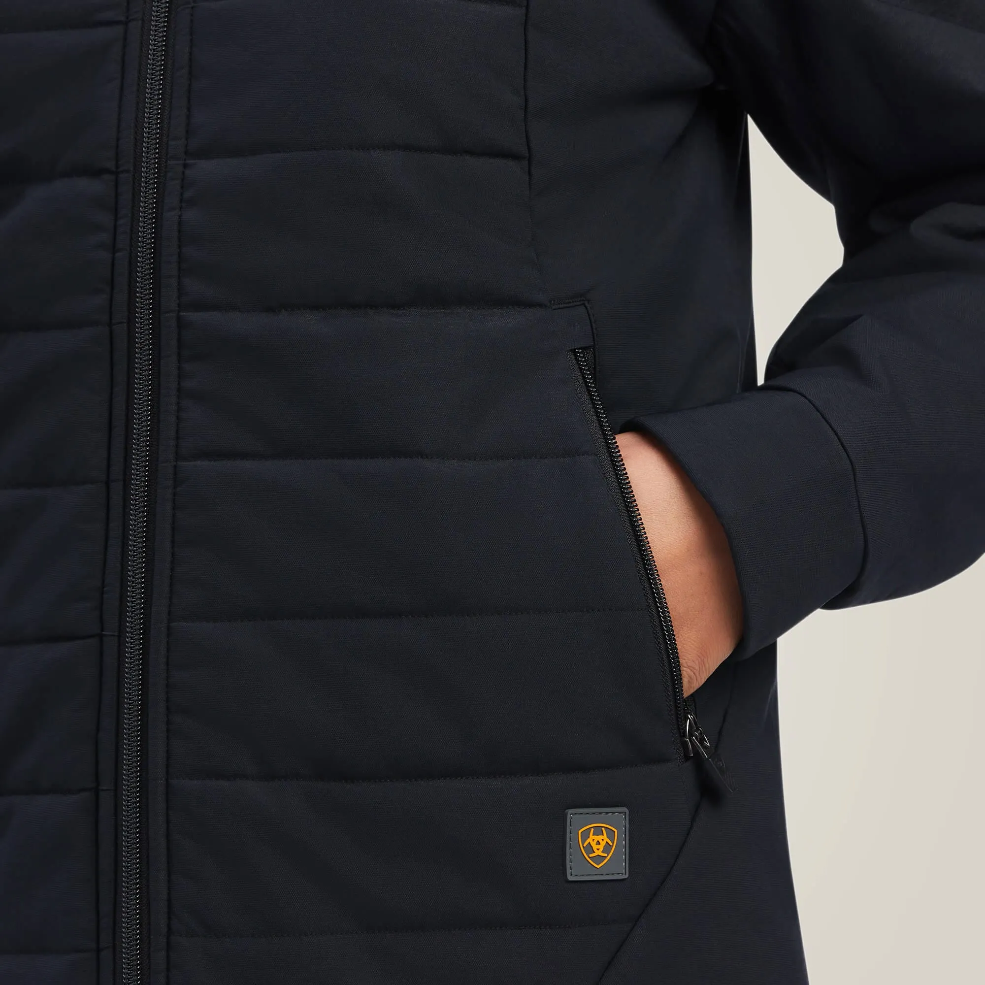Ariat Women's Rebar Valkyrie Stretch Canvas Insulated Jacket Black