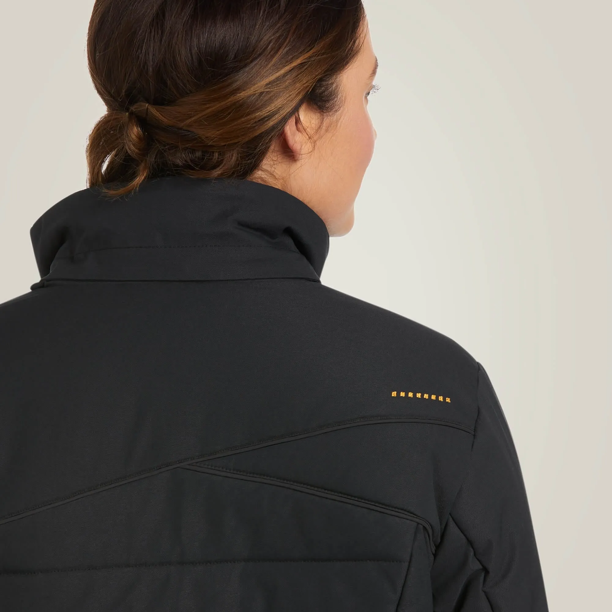 Ariat Women's Rebar Valkyrie Stretch Canvas Insulated Jacket Black