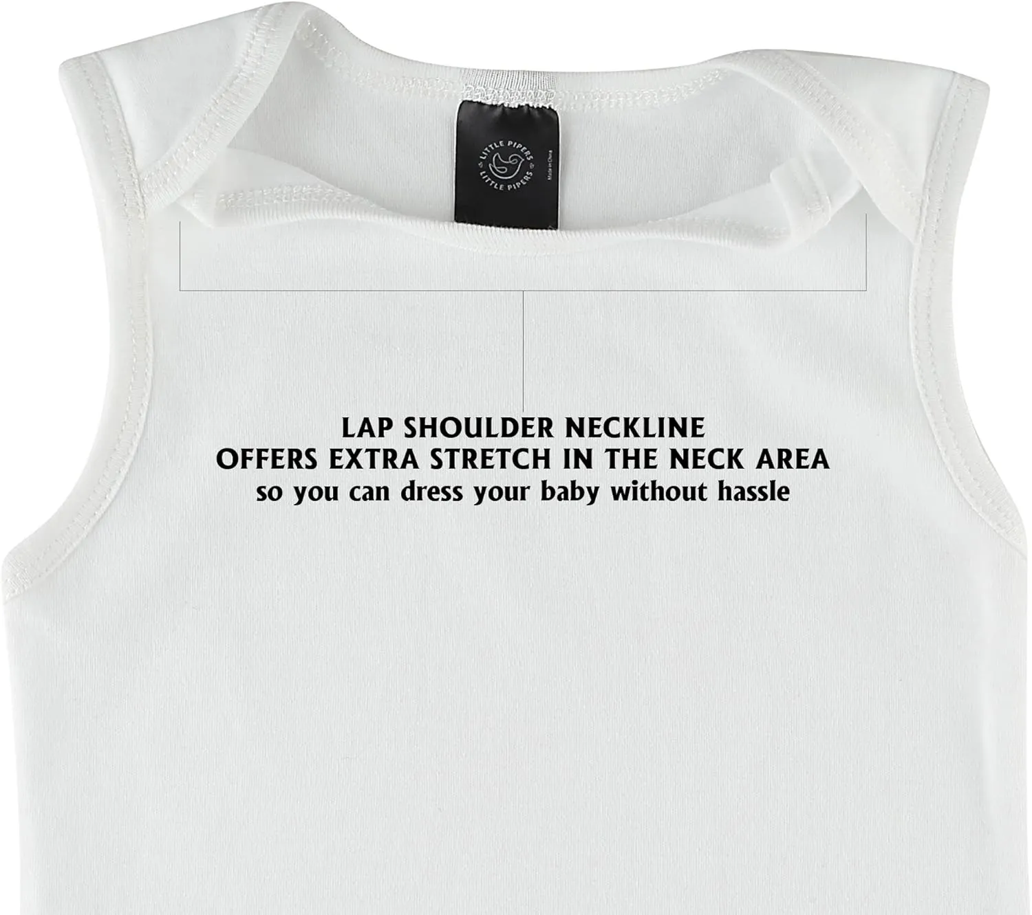 Baby Soft Natural Cotton White Undershirts Bodysuits