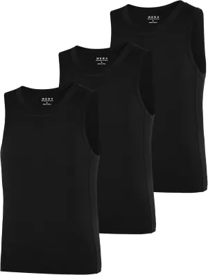 Boys Compression Tank Tops Athletic Quick Dry Sleeveless Undershirts, Soft Tagless Base Layer Shirt for Youth Kids