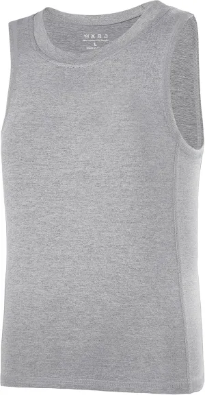 Boys Compression Tank Tops Athletic Quick Dry Sleeveless Undershirts, Soft Tagless Base Layer Shirt for Youth Kids