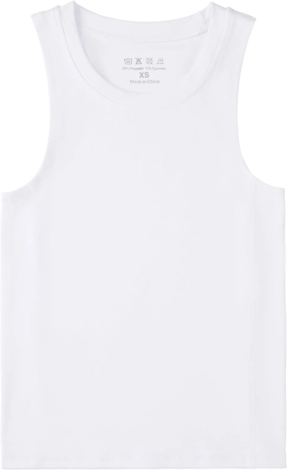 Boys Compression Tank Tops Athletic Quick Dry Sleeveless Undershirts, Soft Tagless Base Layer Shirt for Youth Kids