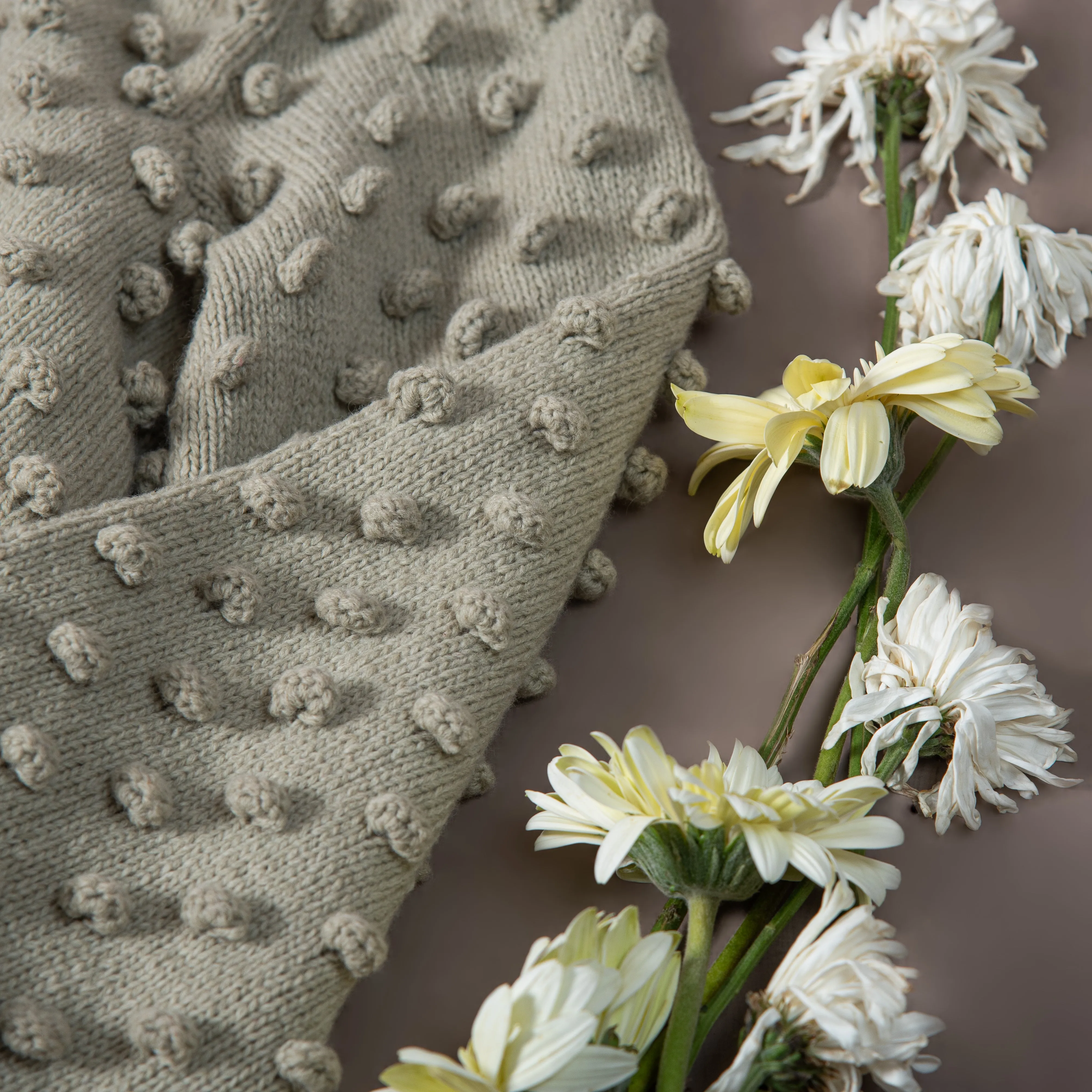 Bubble cardigan (Women) - Misted Lichen