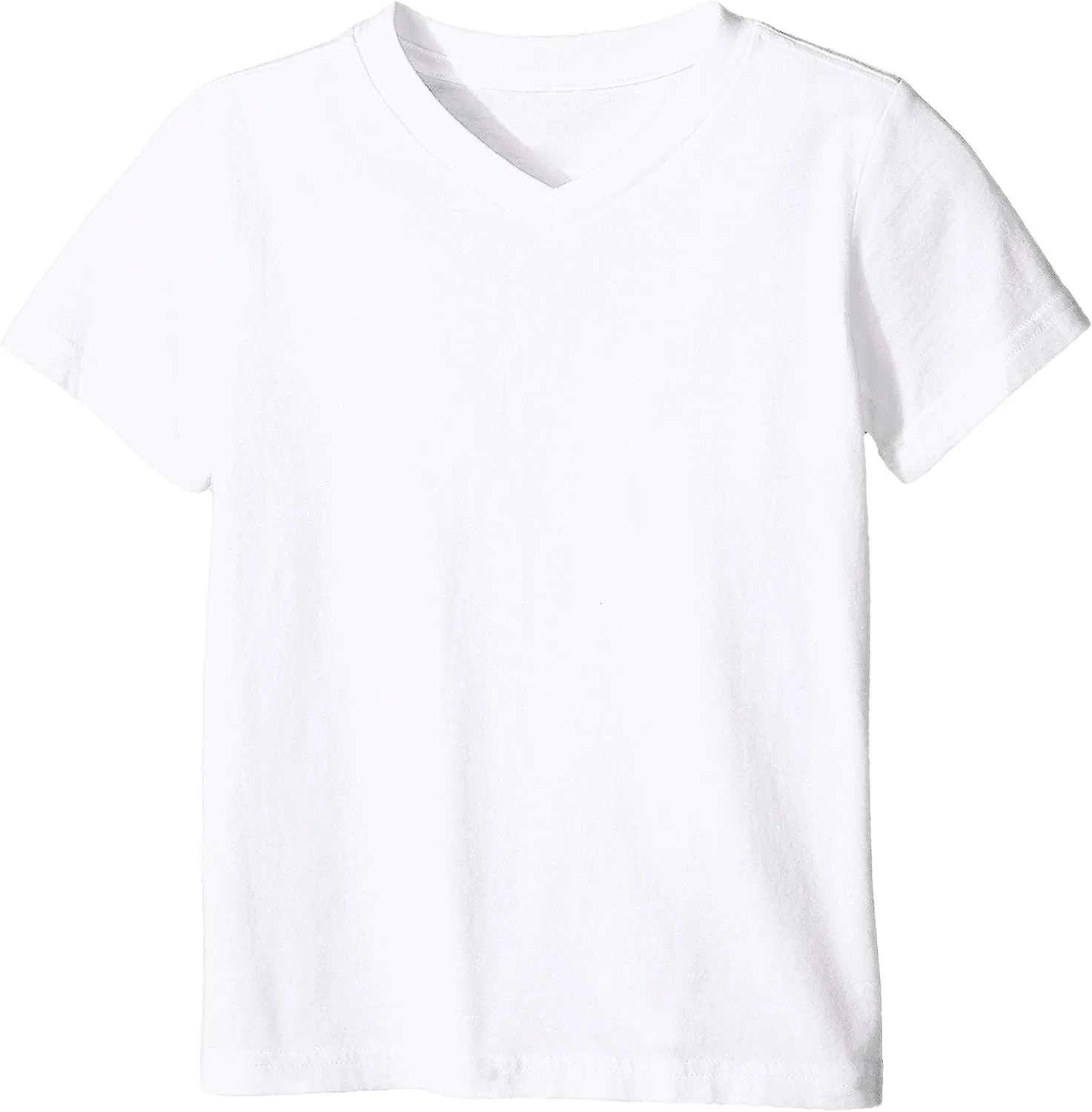 Classic Men's White Short Sleeve Undershirts V Neck T Shirt - Multi & Bulk Wholesale Packs