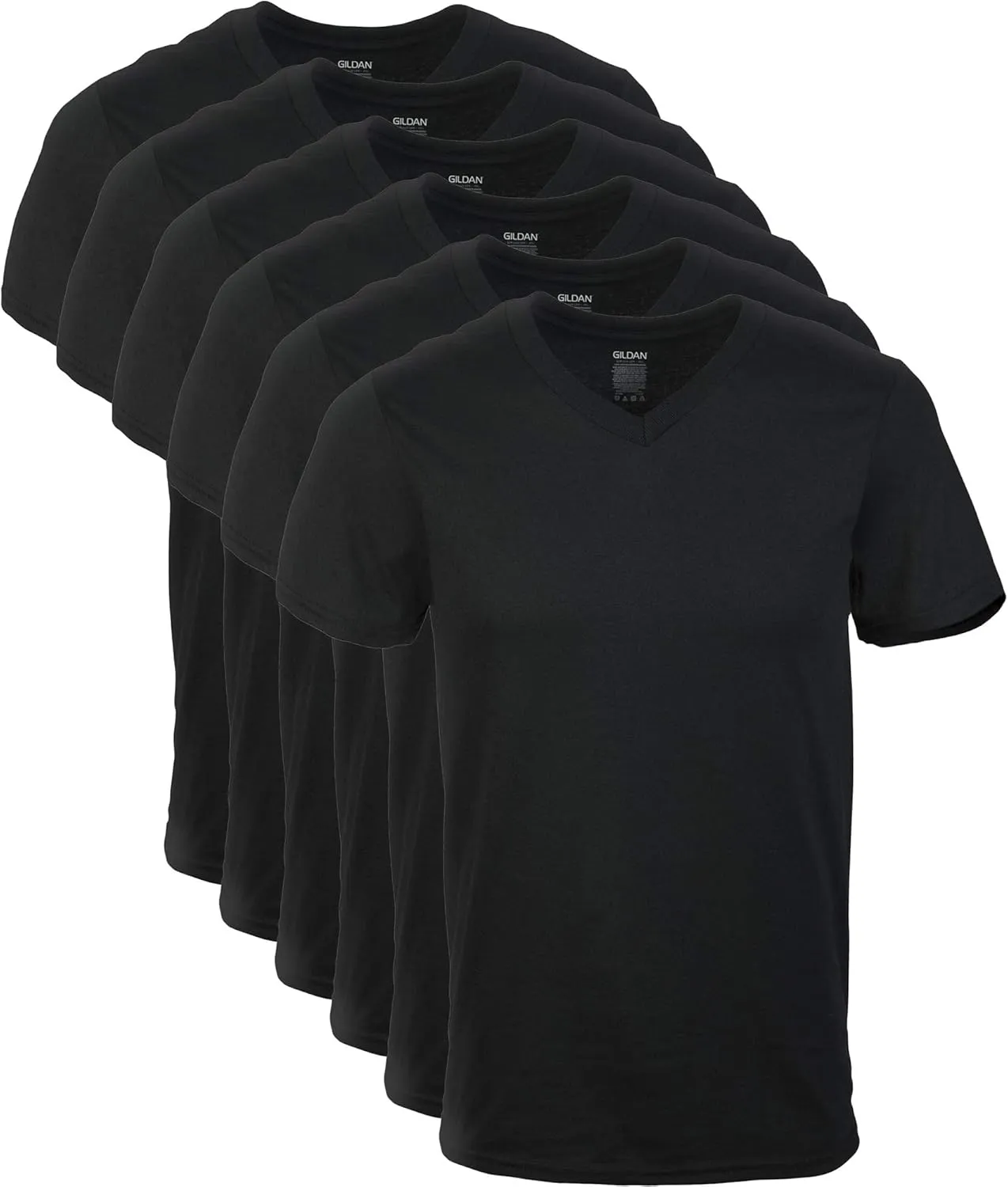 Gildan Men's V-Neck T-Shirts, Multipack, Style G1103
