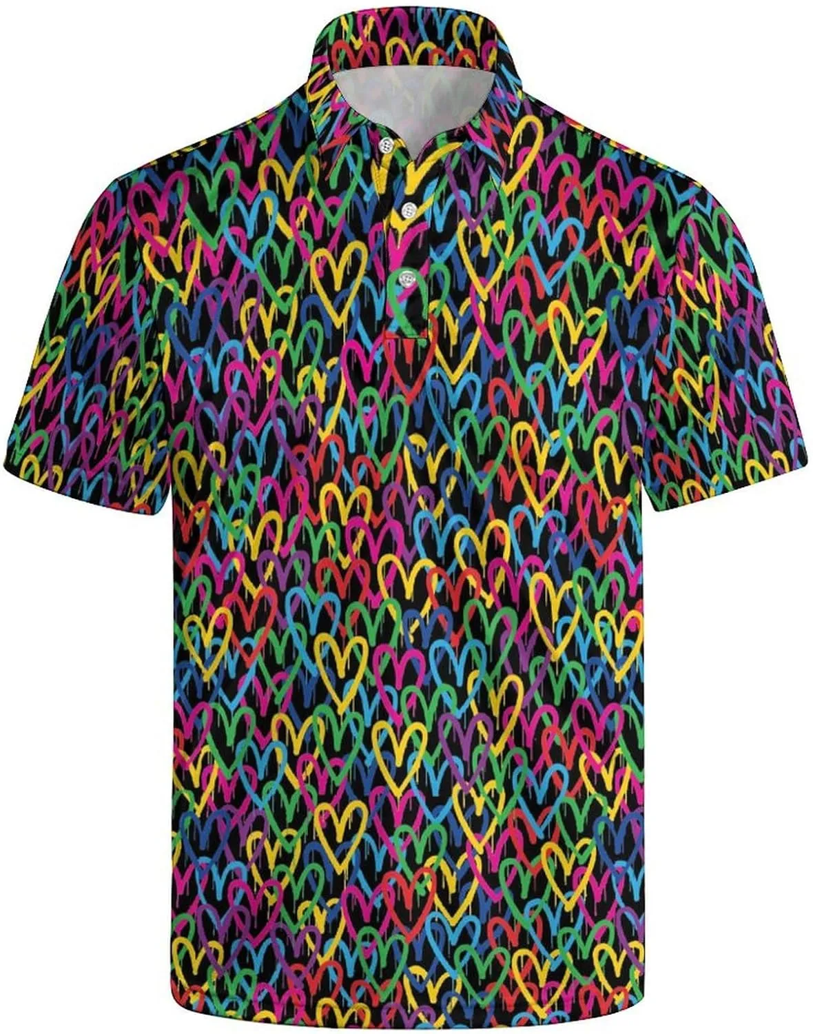Golf Shirts for Men Short Sleeve Polo Shirt Performance Moisture Wicking Dry Fit Golf Polo Shirts