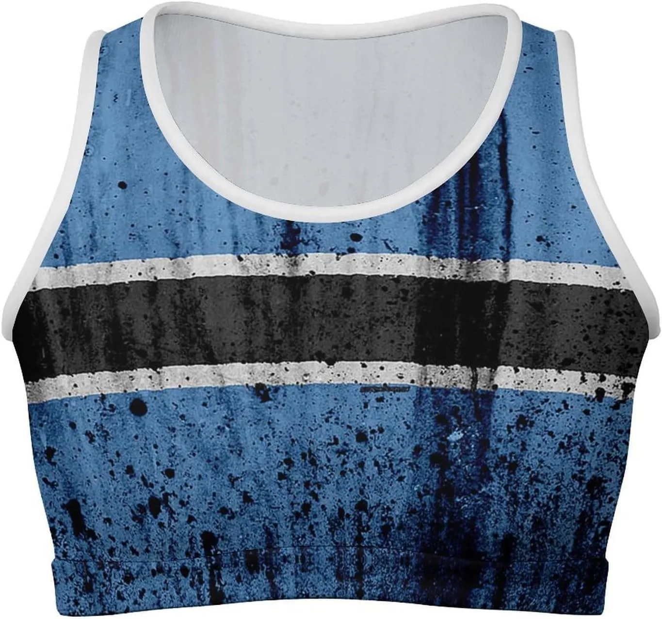 Haiti Flag Crop Tops for Women Workout Cropped Tank Top Soft Camisole Yoga Shirts Athletic Undershirts