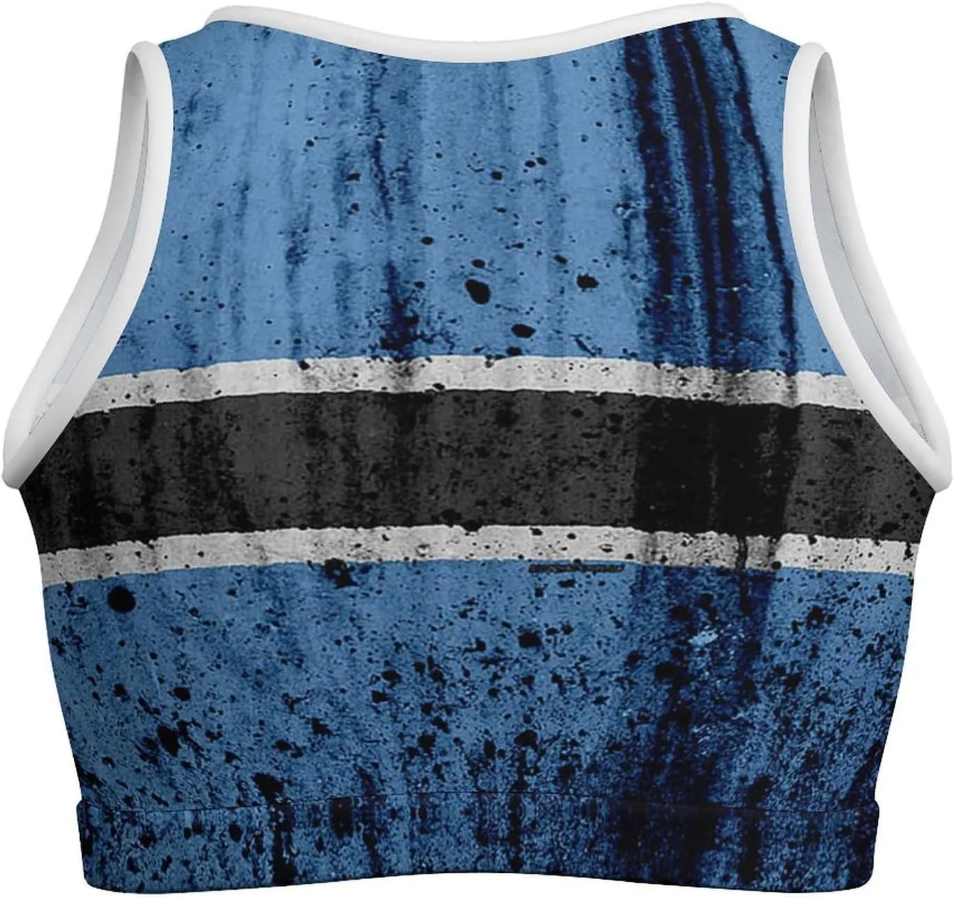 Haiti Flag Crop Tops for Women Workout Cropped Tank Top Soft Camisole Yoga Shirts Athletic Undershirts
