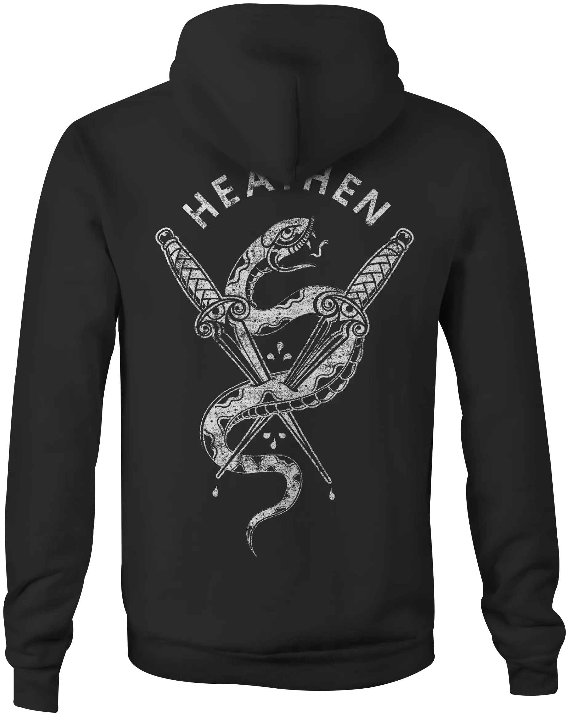 Heathen's Snake & Daggers Pullover Hoodie