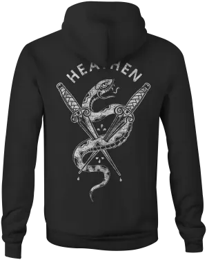 Heathen's Snake & Daggers Pullover Hoodie