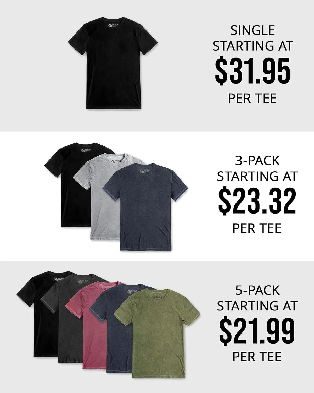INTO THE AM Premium Workout Shirts for Men - Ultra-Lightweight Athletic Gym Tees S - 4XL