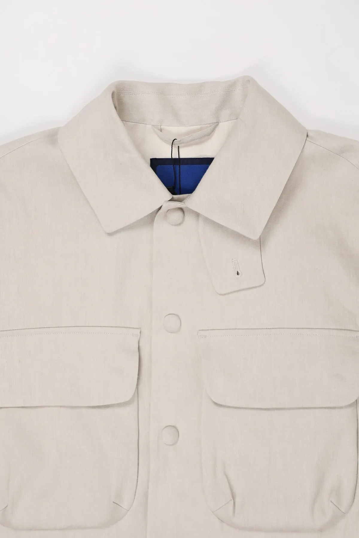 Linen CPO Jacket - Beige