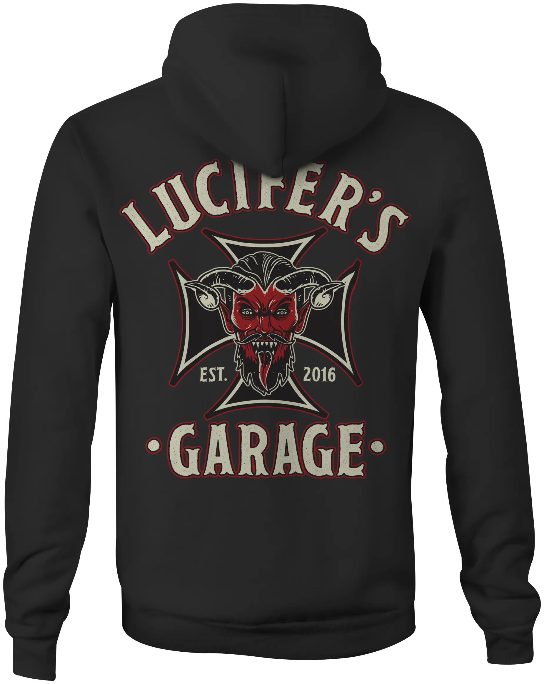 Lucifer's Garage Ironcross Hoody