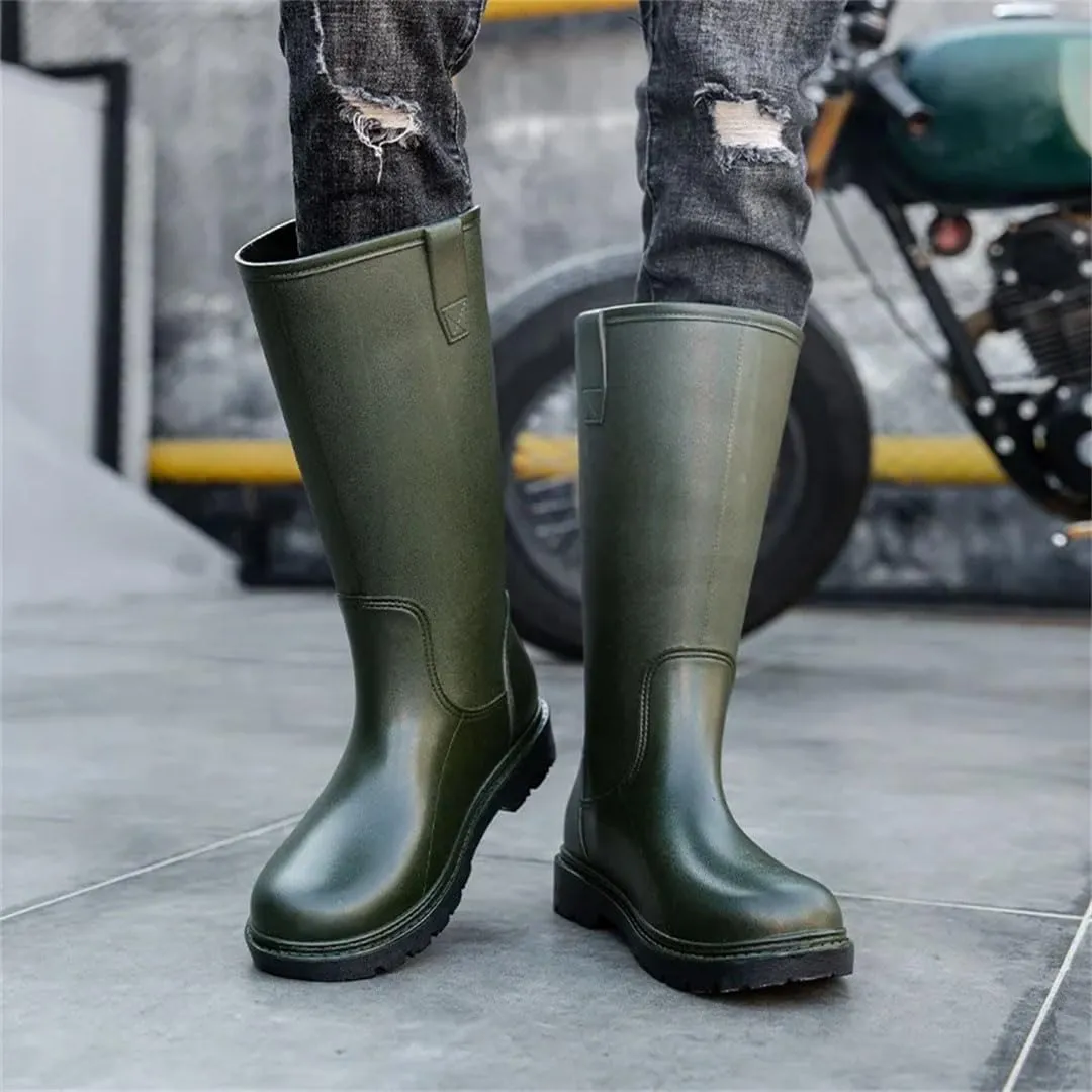Man Boots Rain Non-Slip Comfortable Wear-Resistant Waterproof Shoes