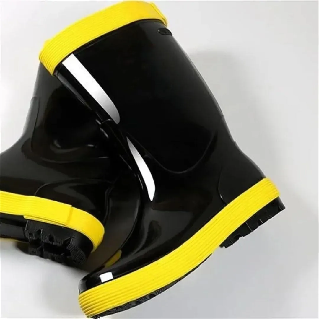 Man Shoes Wear-Resistant Waterproof And Non-Slip Rain Boots Gum Outdoor Low-Heel