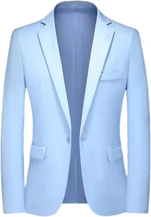 Men's Suit Jacket Business Casual Single Breasted Blazers