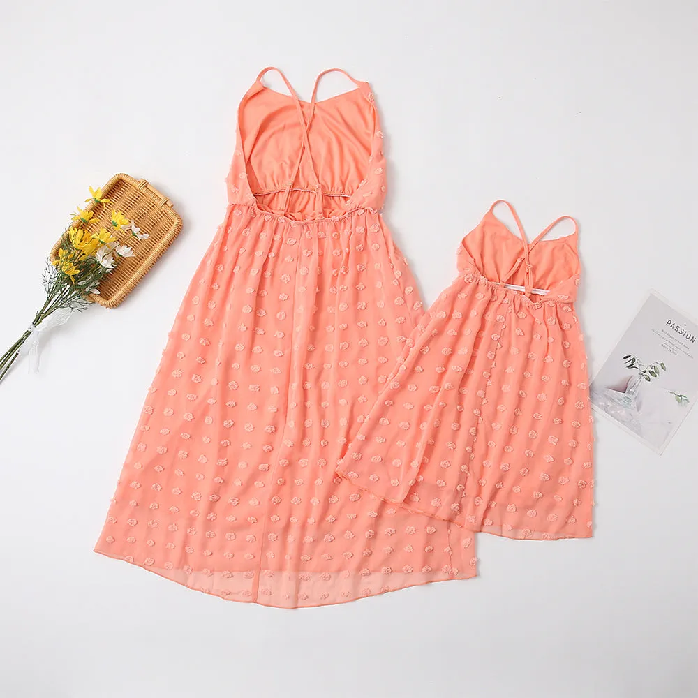 Mom & Me Cami Mesh Dress
