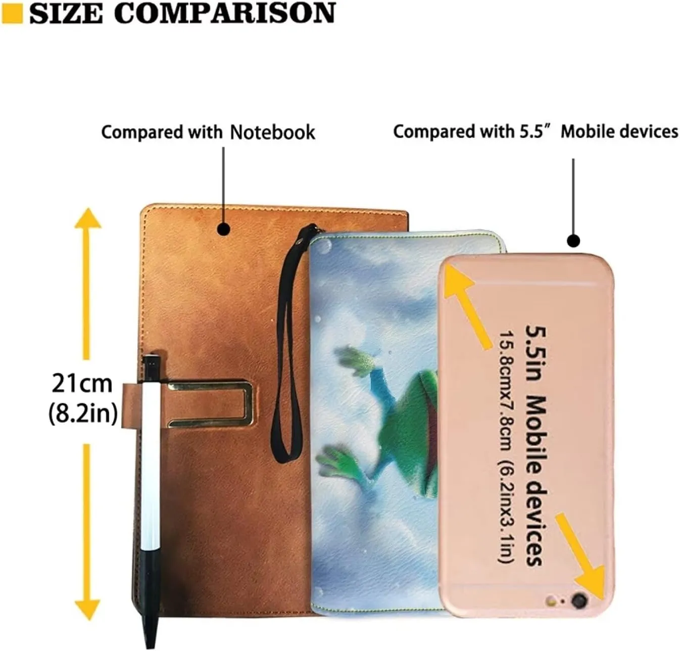 Mumeson 3D Frog Long Wallet Casual Travel Longoing Clutch Wallet Portable Cash Coin Cases Multi-functional Handbags Slim Cluth Leather PU Wallet for Girls