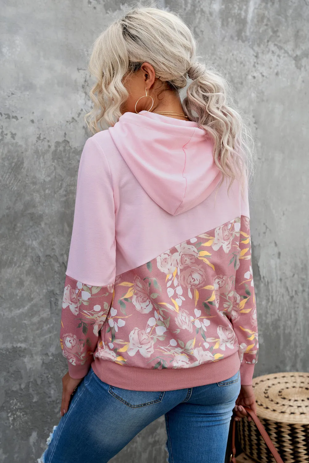 Petals N Pink Vintage Hoodie