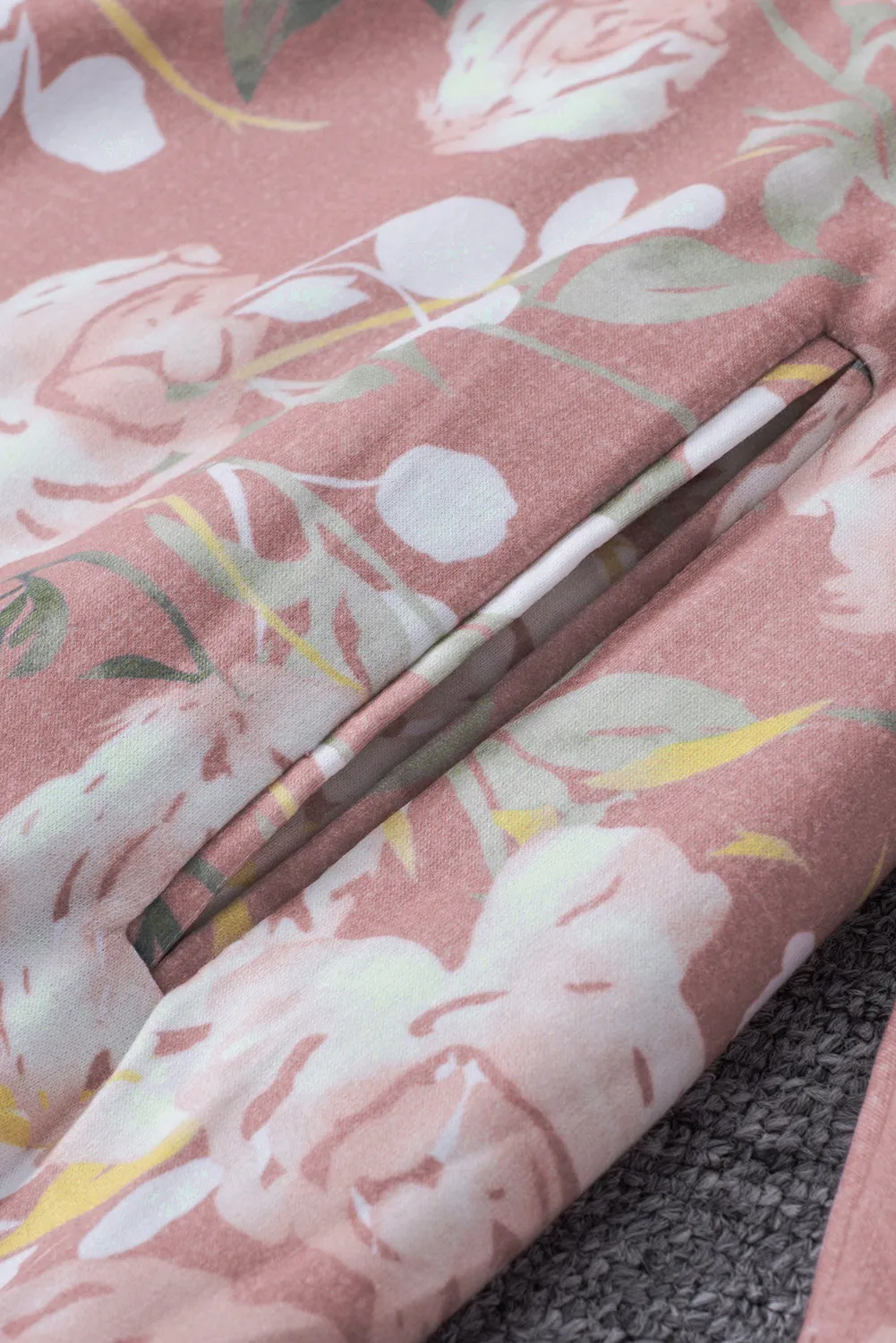 Petals N Pink Vintage Hoodie