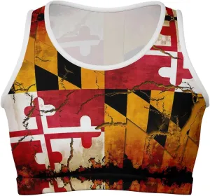 Scotland Flag Crop Tops for Women Workout Cropped Tank Top Soft Camisole Yoga Shirts Athletic Undershirts