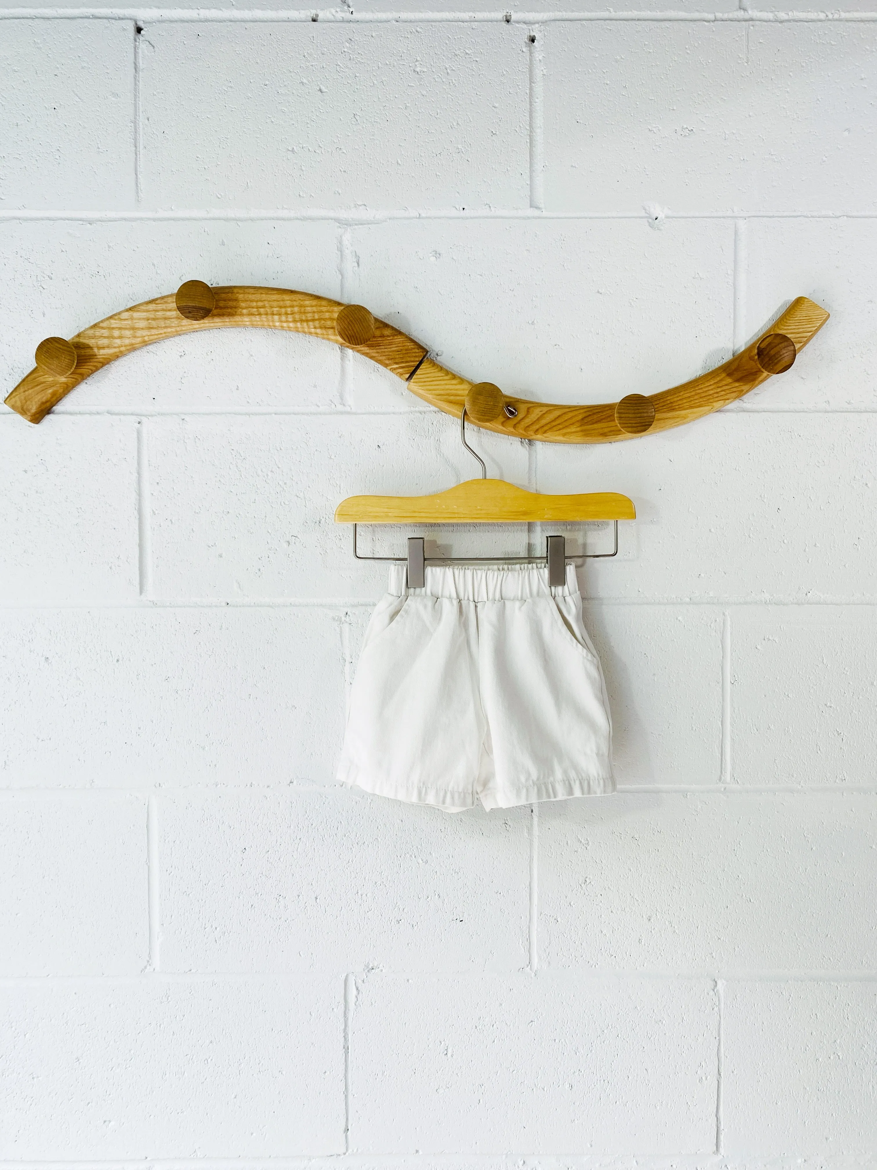 White Explorer Shorts, 2 years