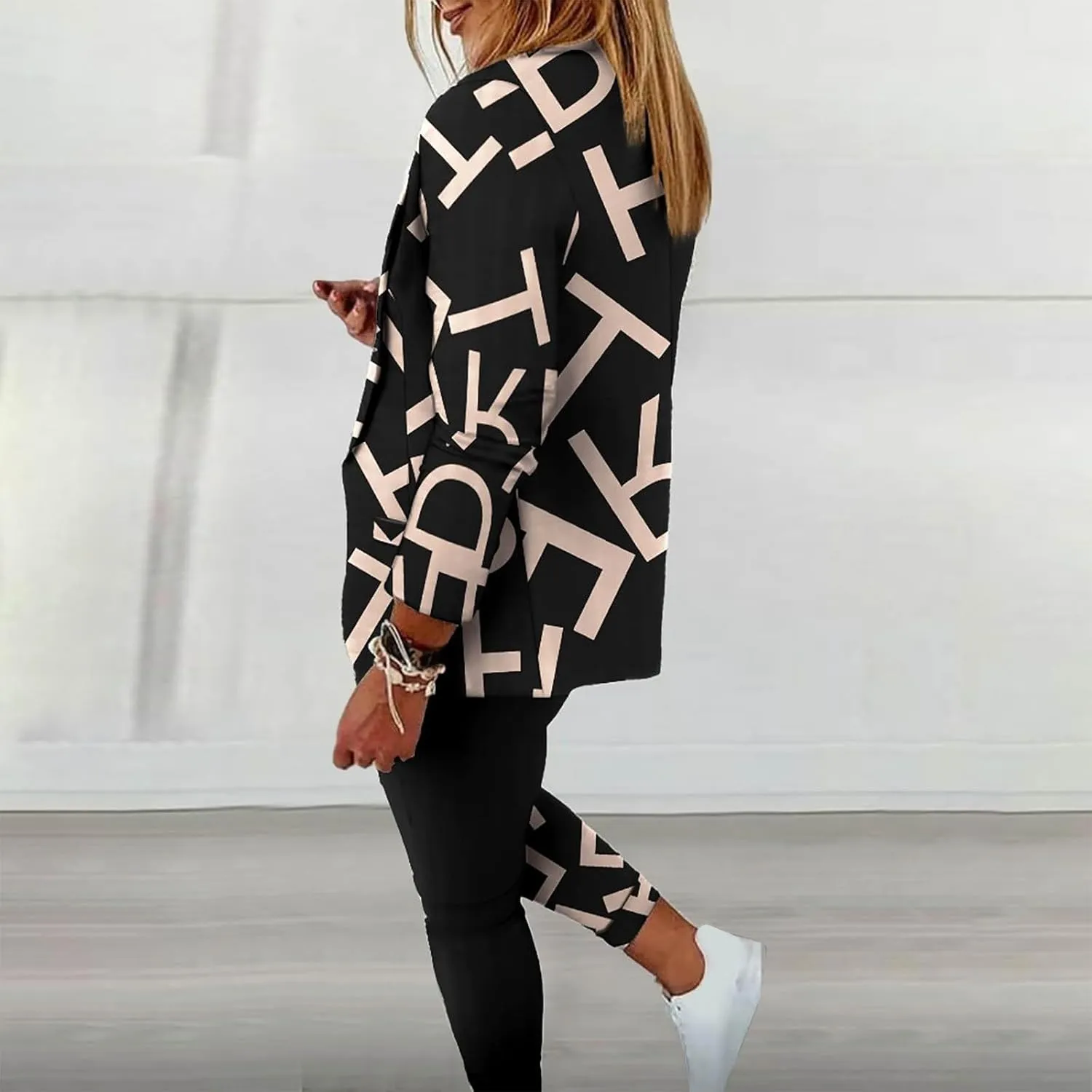 Womens Business Casual Clothes Dressy Casual Skirt Set Work Office Blazer and Pencil Skirt Blazer Set 2 Piece Outfits