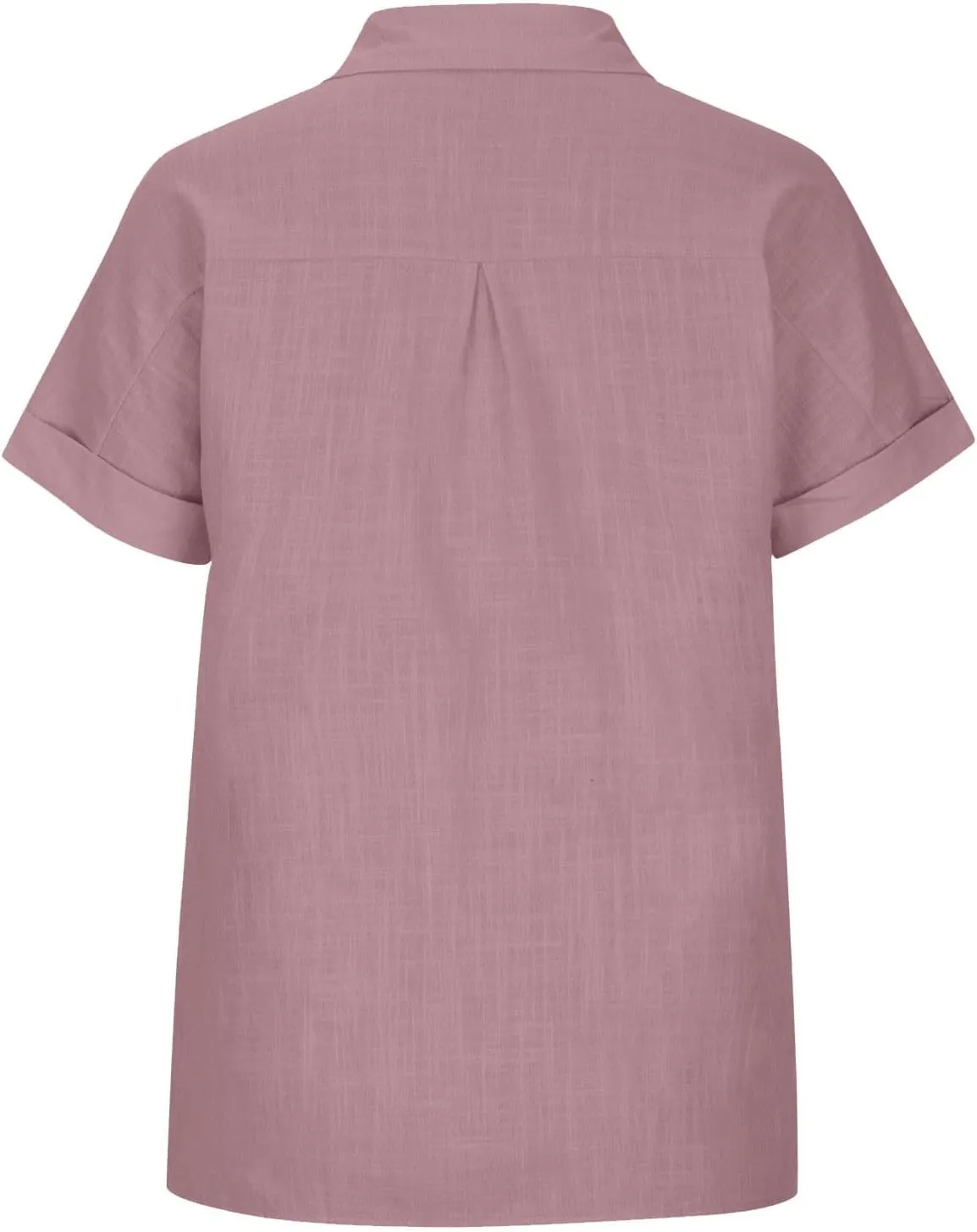 Womens V Neck Short Sleeve Button Down Shirts Trendy Casual Business Basic Tees Daily Going Out Ladies Summer Tops