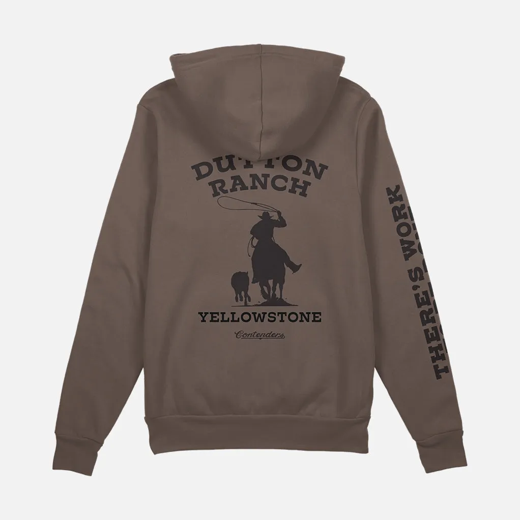 YELLOWSTONE ROPER STRINGLESS PULLOVER HOODIE