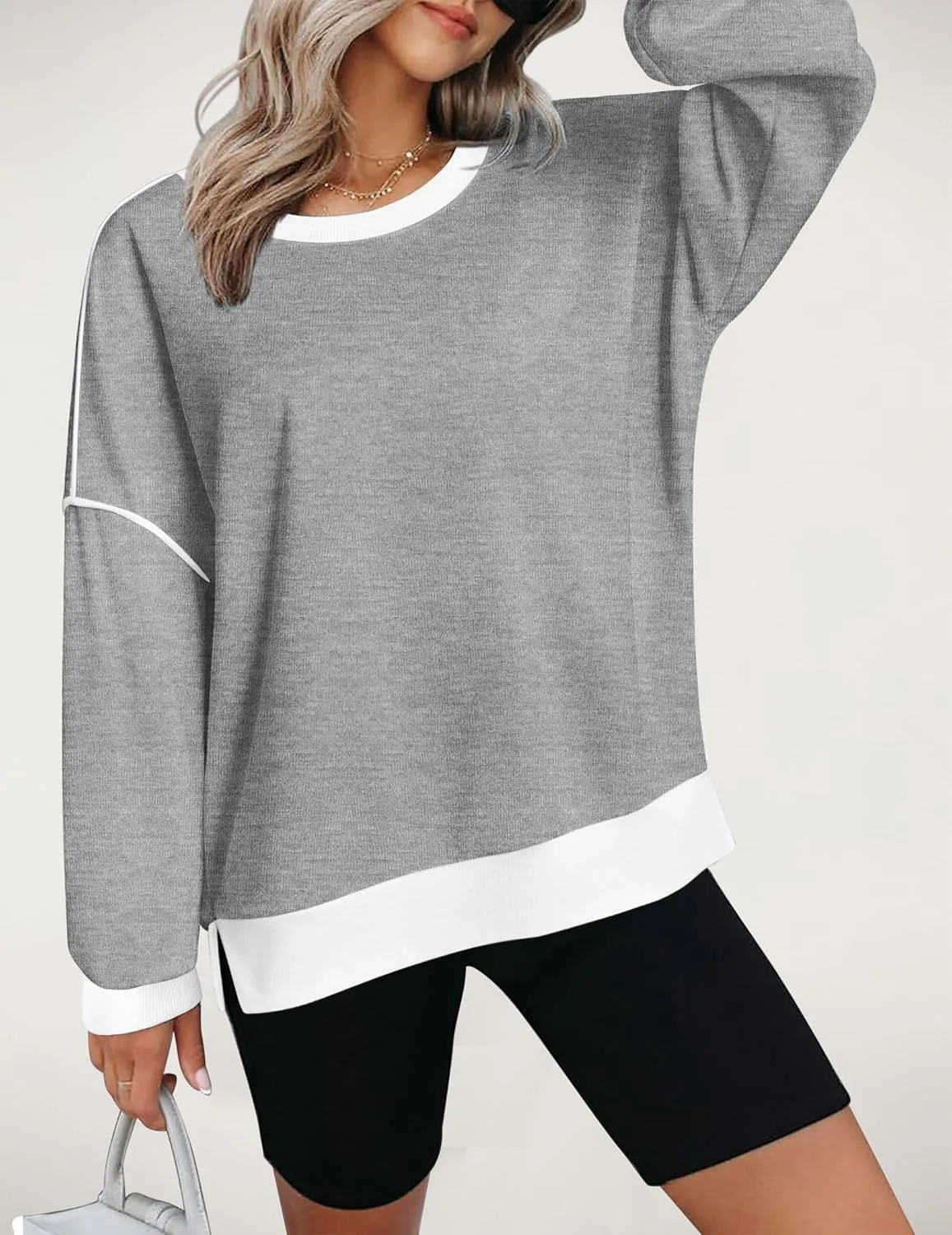 Zeagoo Women Loose Sweatshirts Pullover Tops Long Sleeve Shirt Casual Fall Outfits Y2K Clothes 2024