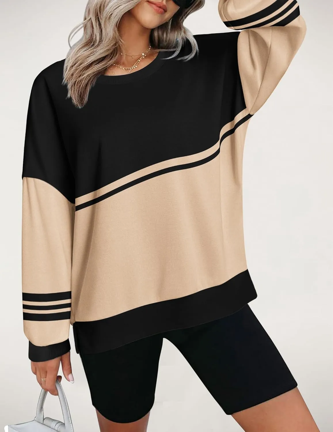 Zeagoo Women Loose Sweatshirts Pullover Tops Long Sleeve Shirt Casual Fall Outfits Y2K Clothes 2024